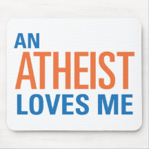 Atheistische Lieben ich Mousepads
