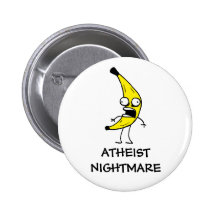 Atheistischer Albtraum Anstecknadelbuttons