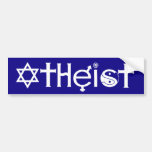 Atheistischer Autoaufkleber