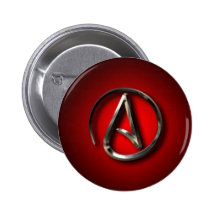 Atheistischer Symbolstift Anstecknadelbutton