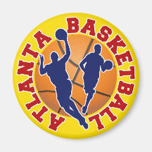 Atlanta Basketball Refrigerator Magnet