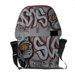 Atlanta-Graffiti-Bote-Tasche Kuriertasche