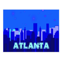 Atlanta-Postkarte