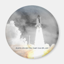 Atlantis-Raumfähre STS-135 dauern Flug Magnete