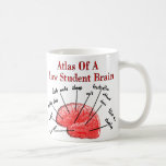 Atlas des Jurastudent-Gehirns Kaffee Tasse
