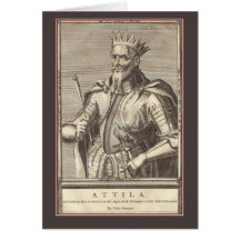 Attila, König der Hunnen, Plage des Gottes Karte