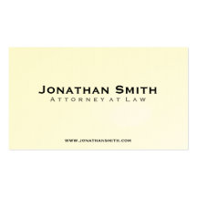 Attorney at Law - Business Cards