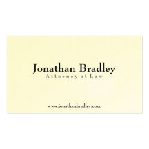 Attorney at Law - Business Cards