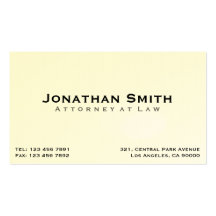 Attorney at Law - Business Cards