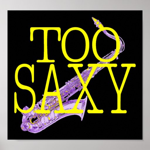Auch Saxy Plakate