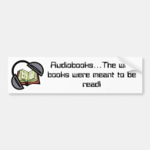 Audiobooks - bedeutete gelesen zu werden autosticker