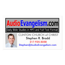 Audioevangelism-Visitenkarten
