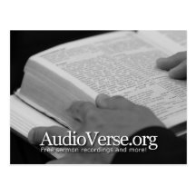 AudioVerse.org-Postkarte
