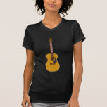 Auditoriums-Akustikgitarre-Schablone Tshirt
