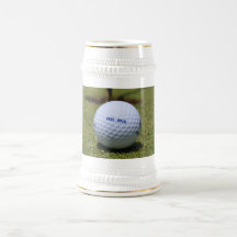 Auf dem Golfplatz Kaffeetasse