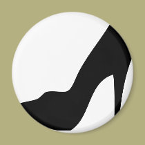 auf den Fersen gefolgte Schuhikone des Stiletts Ho magnete