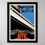 Auf der ganzen Welt mit NYK Plakate