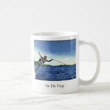 Auf der Kante auf der Kante Kaffee Tasse
