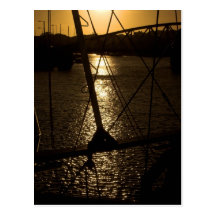 AUF GOLDENEM TEICH POSTKARTE
