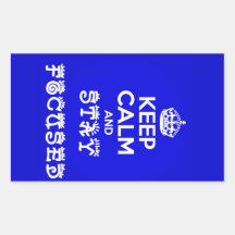 Aufenthalt ruhig und Aufenthalt Focused_ Sticker