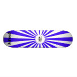 Aufgehende Sonne-Blau-Ausgabe Personalisierte Skateboarddecks