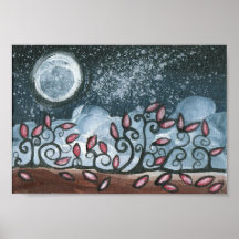 Aufgeregte stumpfe Nacht Posterdrucke