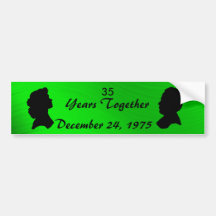 AUFKLEBER DER JADE-ANNIVERSARY-BUMPER AUTOSTICKER