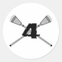 Aufkleber der Lacrosse-Zahl-04