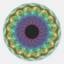 Aufkleber der Mandala-C02