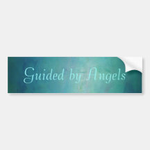 Aufkleber geführt durch Engel Autosticker
