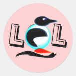AUFKLEBER LOL NeonPinguin-Vogel-Einklebebuch