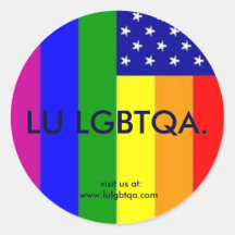 Aufkleber LU LGBTQA