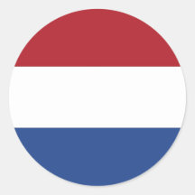 Aufkleber mit Flagge von den Niederlanden
