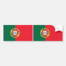 Aufkleber mit Flagge von Portugal Autoaufkleber