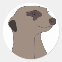 Aufkleber "niedliches Meerkat "
