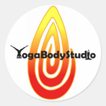 Aufkleber-Yoga-Körper-Studio