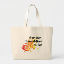 Aufnahme-Vertreter sind heiß Taschen
