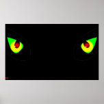 Aufpassende Augen Posterdrucke