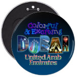 Aufregendes und buntes Dubai Buttons