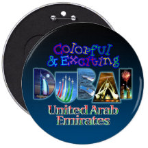Aufregendes und buntes Dubai Buttons