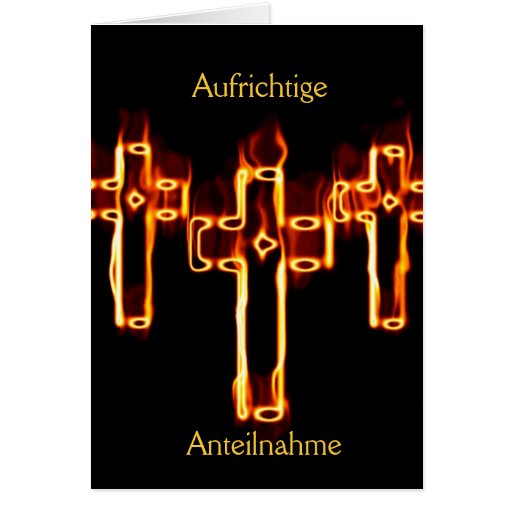 in aufrichtiger anteilnahme