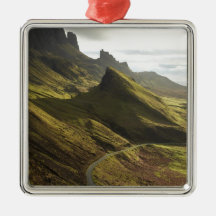 Aufsteigende Straße das Quiraing, Insel von Skye, Weihnachtsbaum Ornament