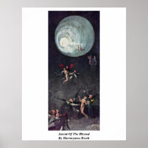 Aufstieg von gesegnet. Durch Hieronymus Bosch Posterdrucke