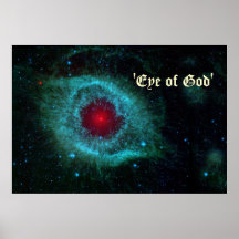 Auge des God Schneckennebelfleck-Plakats