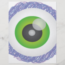 Auge Personalisierte Flyer