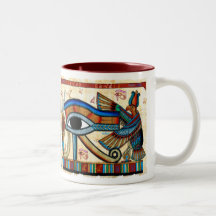 AUGE VON HORUS Sammlung Haferl