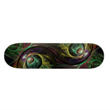 Auge, zum abstrakten KunstSkateboard zu mustern Skateboard Bretter