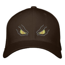 Augen in der Dunkelheit Bestickte Baseballmütze