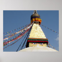 Augen von Buddha Plakate