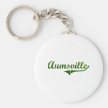 Aumsville Oregon Stadt-Klassiker Schlüsselbänder